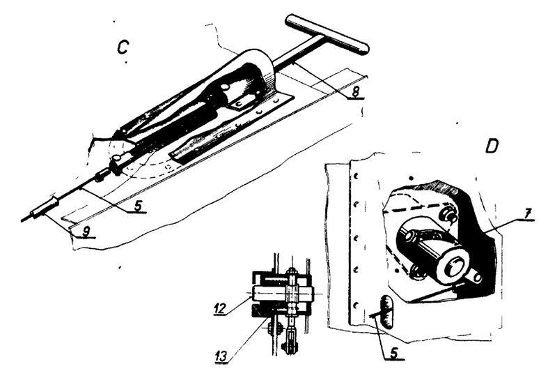 Рис. 38. Детали C, D к рис. 36